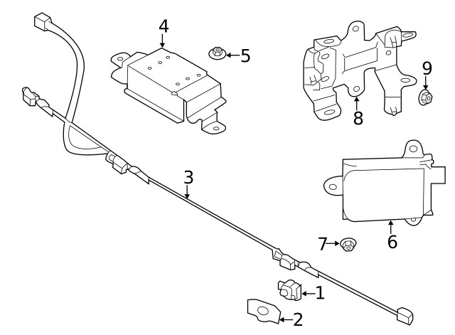 Genuine Subaru Mount Bracket 87613VA050