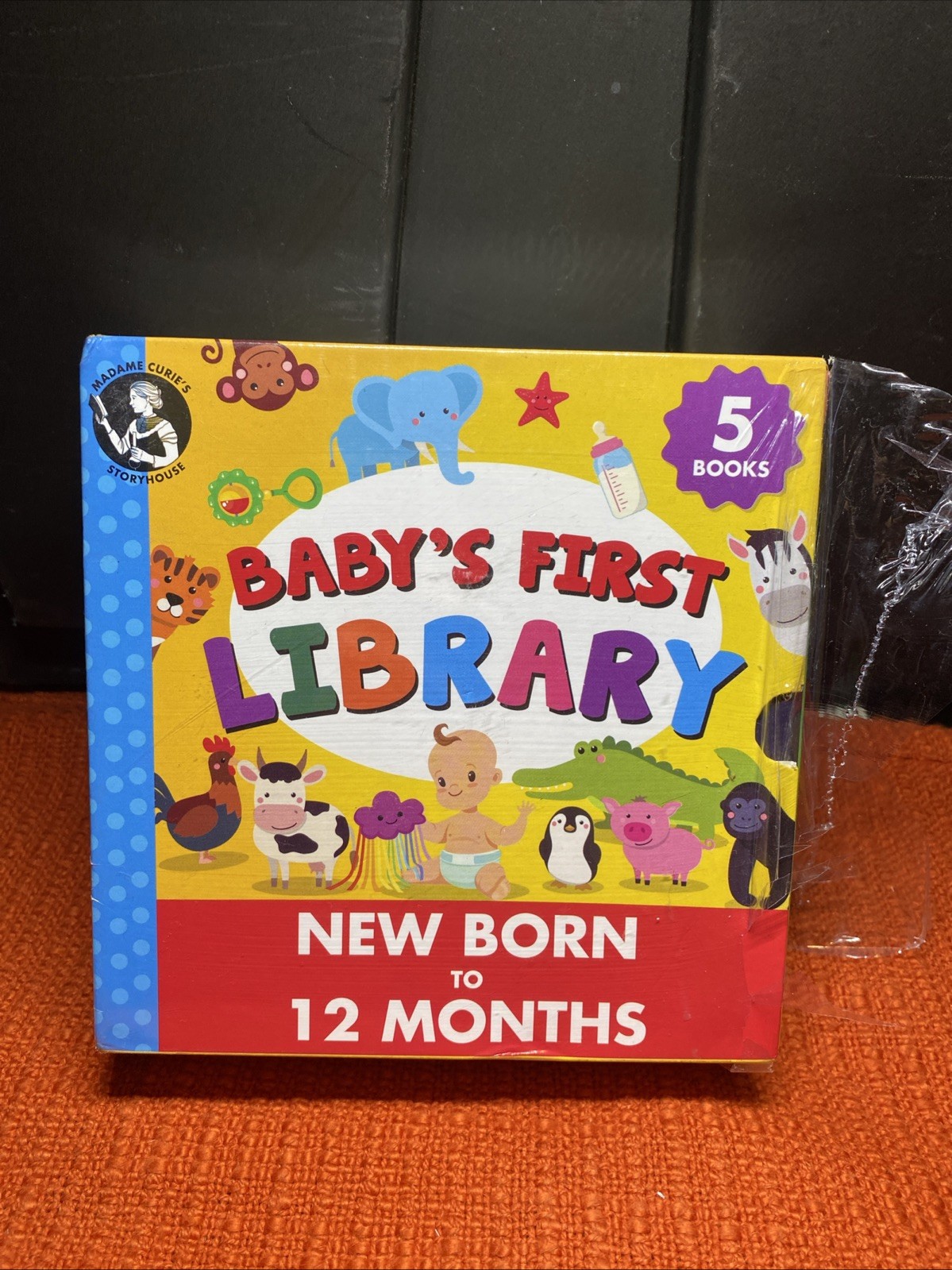 Madame Curie’s Baby's First Library Set of 5 | Baby Toys, For 0-12 Months Old
