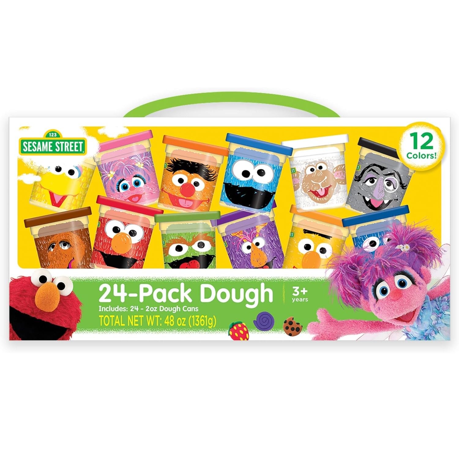 Leap Year Sesame Street 24-Pack of Dough with Blue,green,orange,purple,white