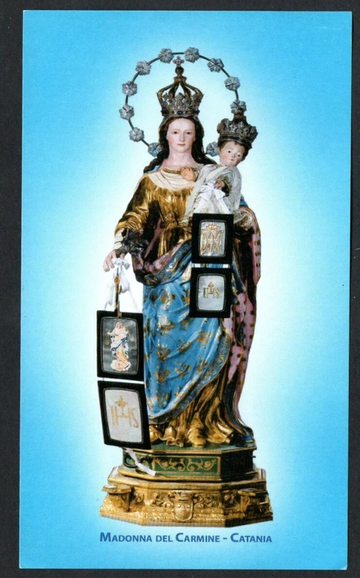 Holy card de la Virgin del Carmen santino image pieuses estampa