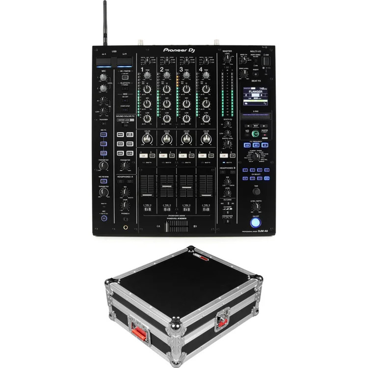 Pioneer DJ DJM-A9 4-channel DJ Mixer with Flight Case
