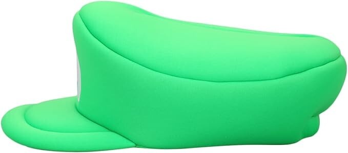Super Mario Bros Luigi Green Cosplay Costume Hat Cap