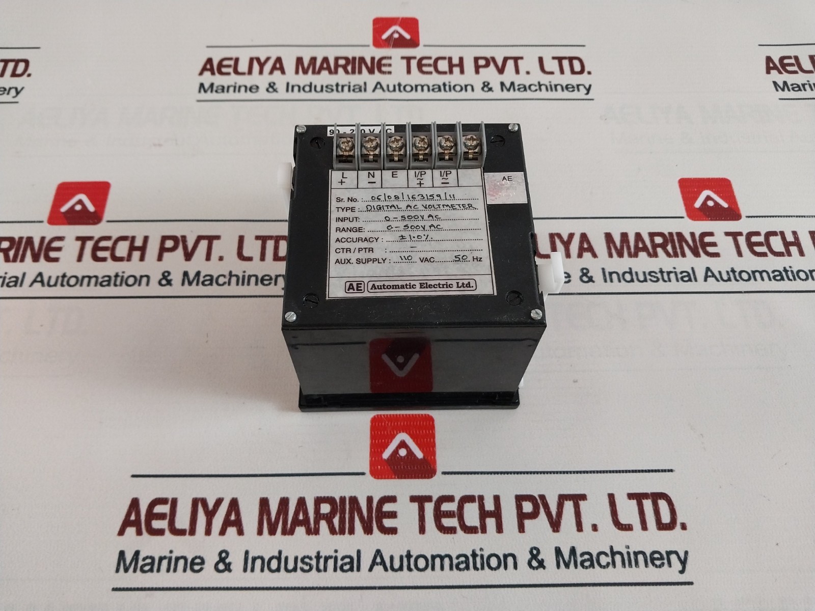 Automatic Electric Digital AC Voltmeter 110VAC 50HZ
