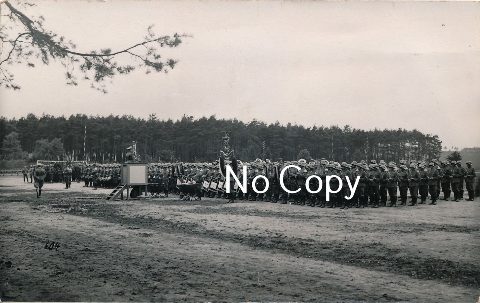 Photo Zapfenstreich Probe In Grafenwöhr 1938 X213