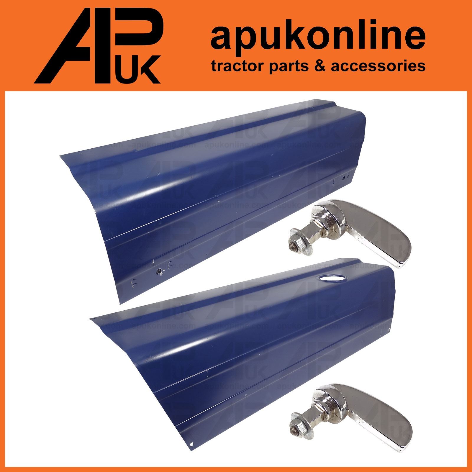Bonnet Panel Set & Handles for Ford 2000 3000 4000 5000 5600 6600 7000 Tractor
