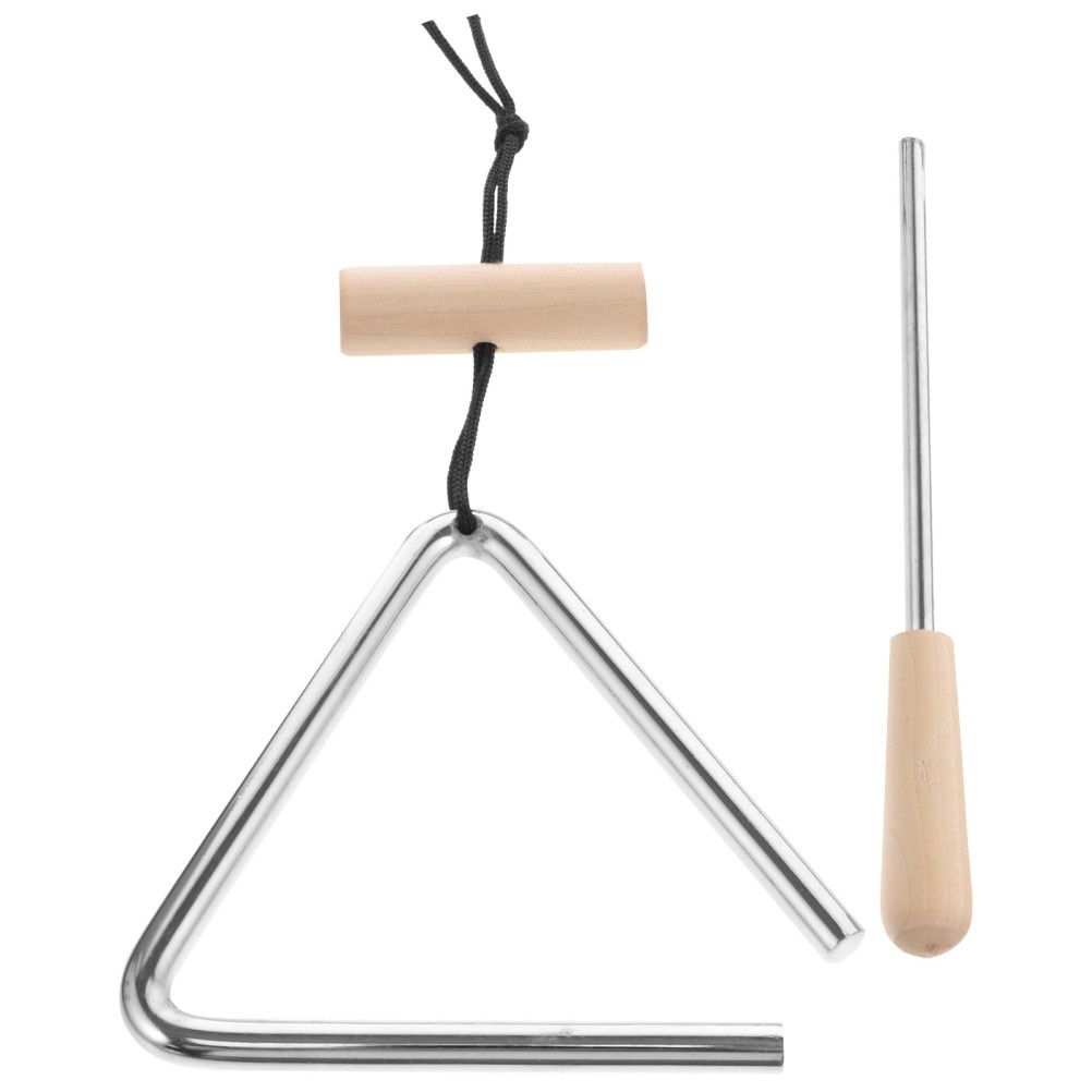 1 Set Reusable Iron Musical Triangle Instrument for Kids Music Learning