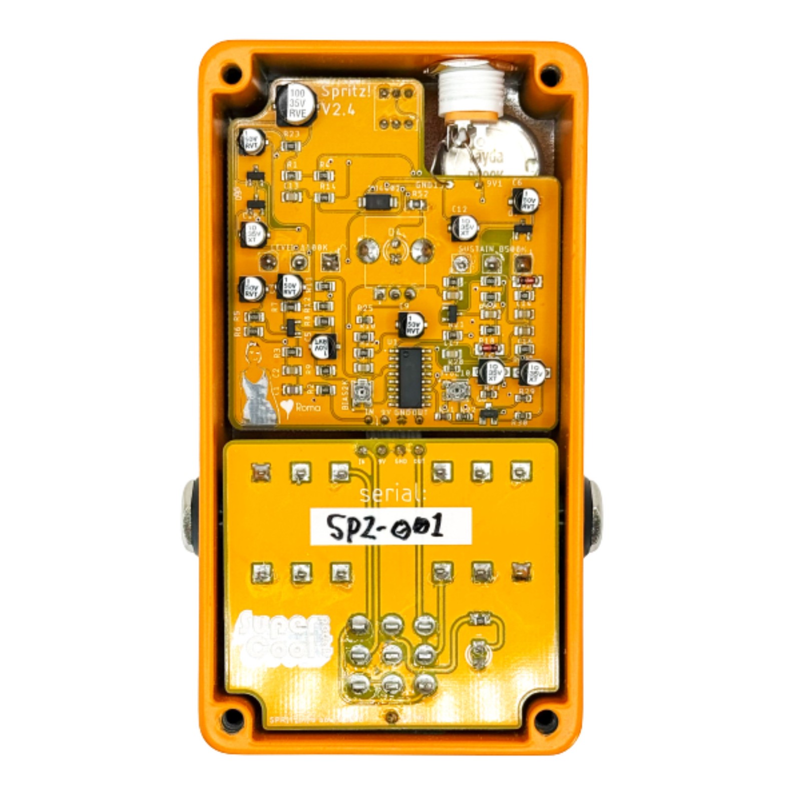Supercool SPRITZ! Saturator Compressor Effects Pedal