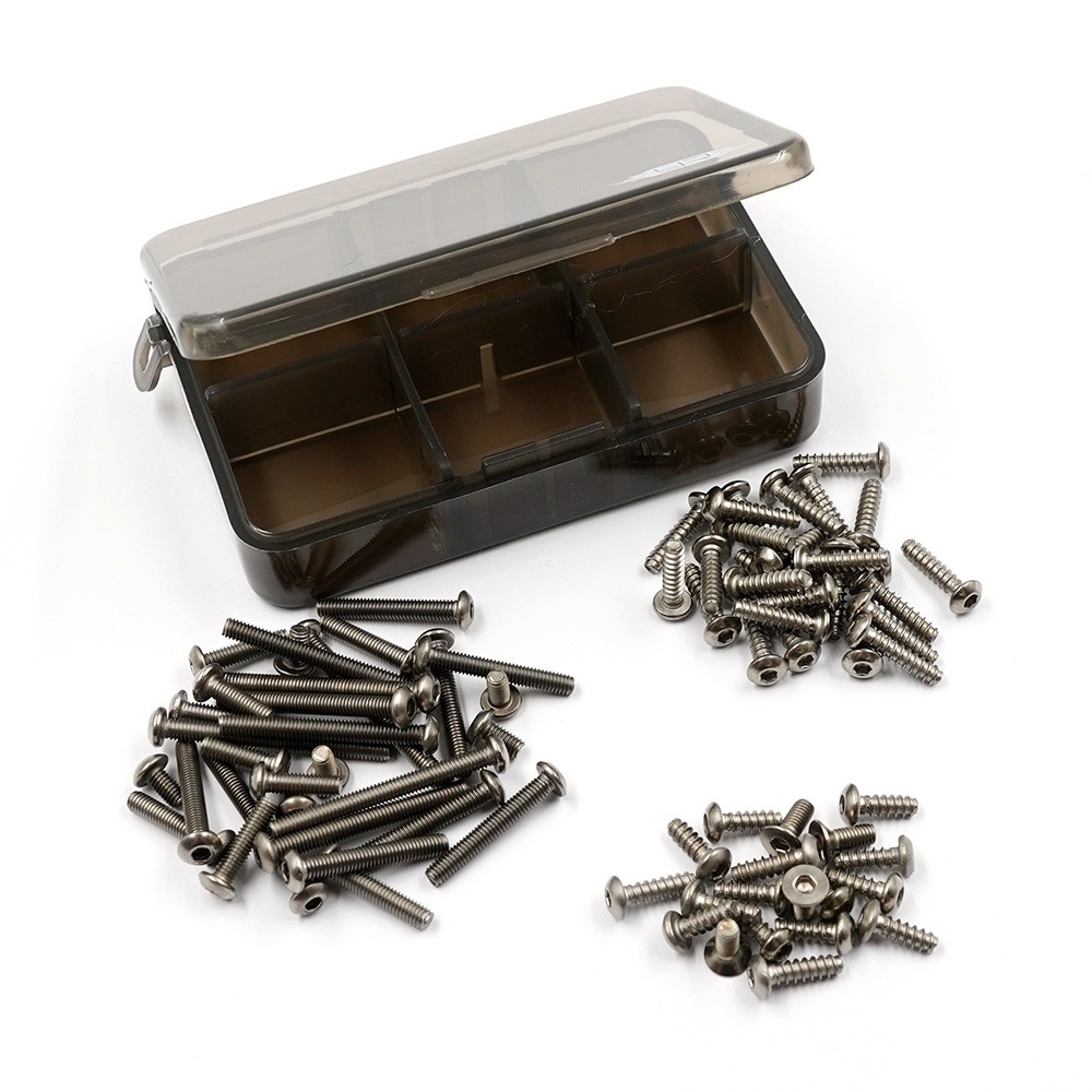 NEW Yeah Racing TSAS-0022 Titanium Screw Assorted Set w/Box : Tamiya Super Hot S