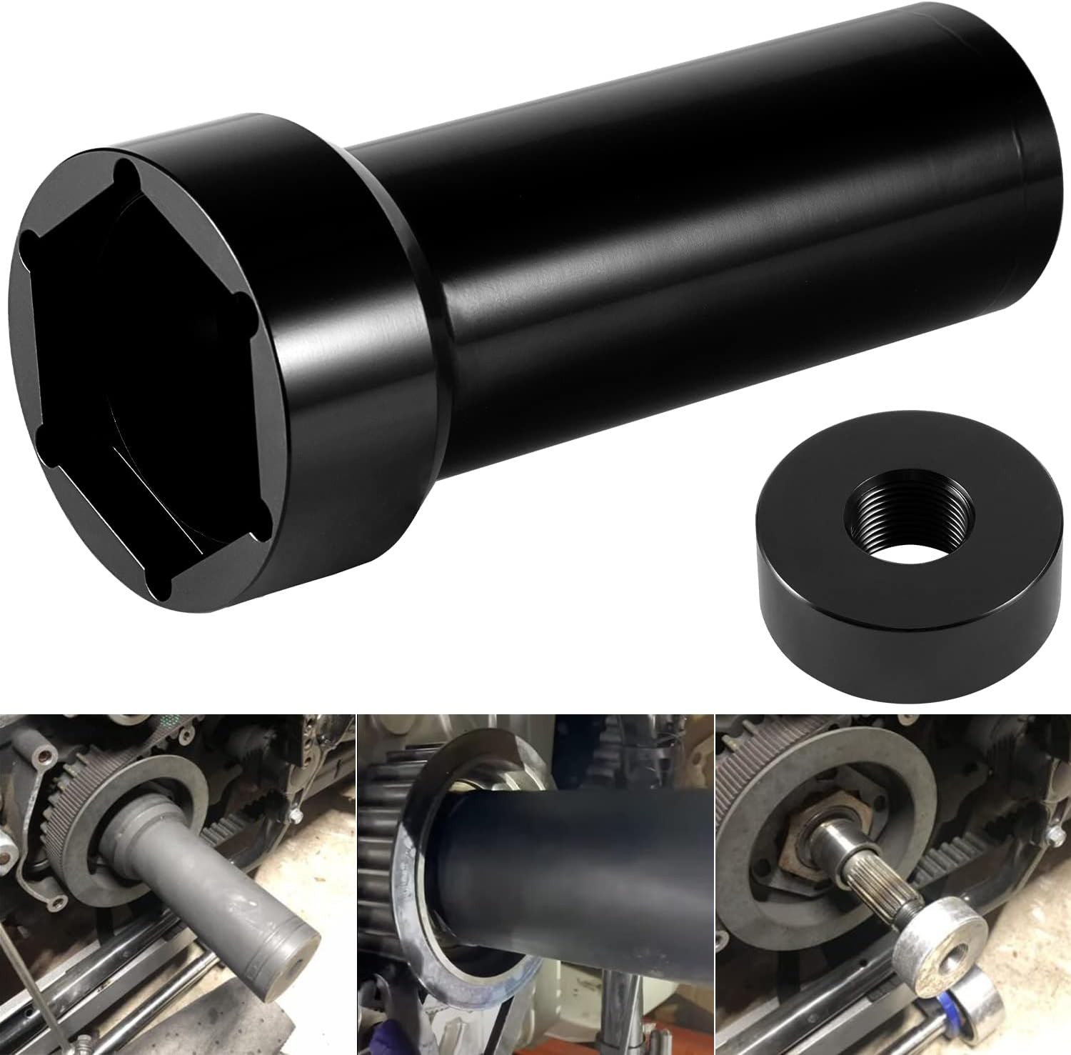 2-1/4" Mainshaft Sprocket Pulley Wrench Lock Nut Main Shaft Socket Tool For 2...