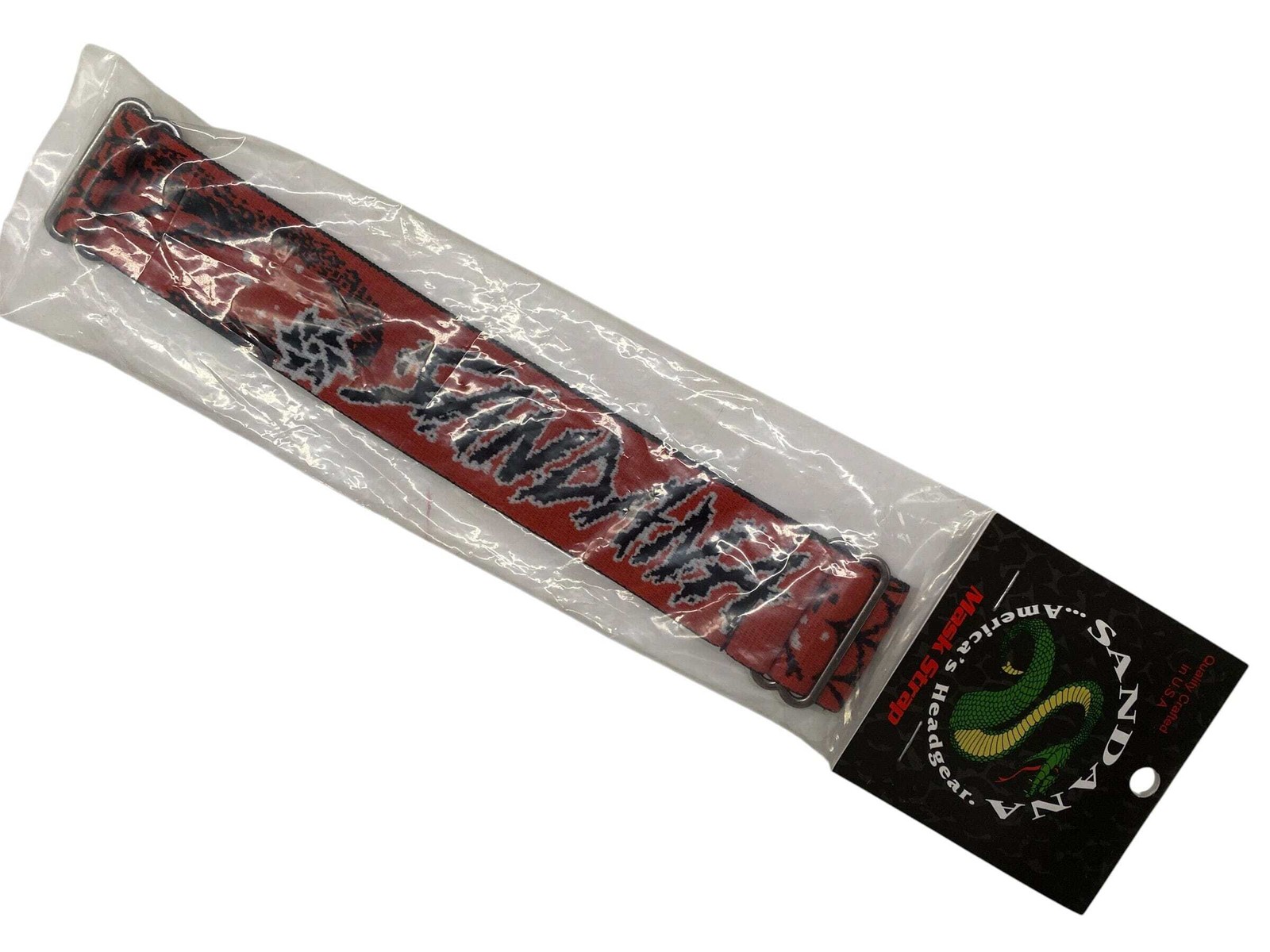 NEW Primal X Sandana Woven Universal Mask Strap Halloween 'Web' Collection - Red