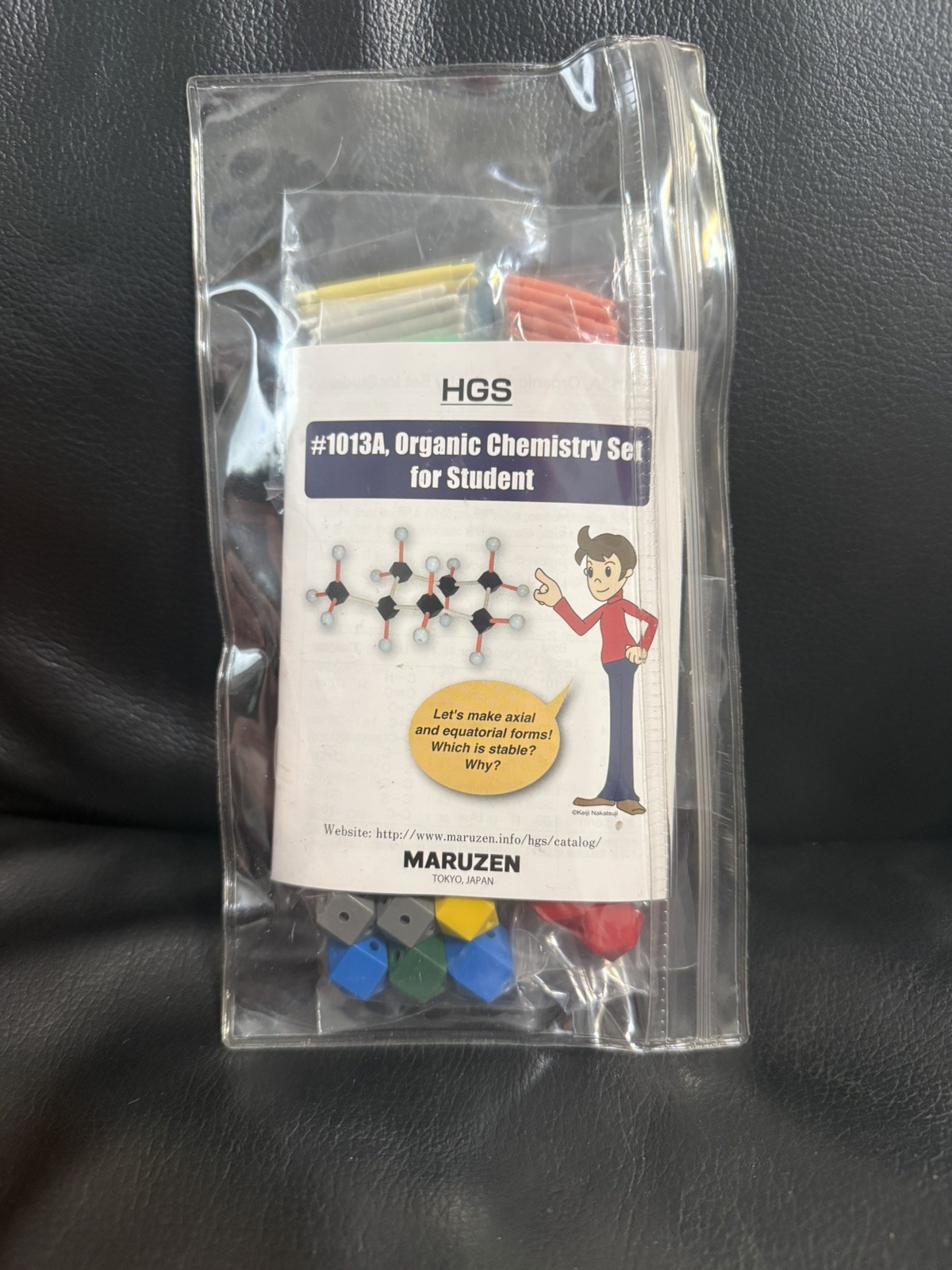 HGS ~ Polyhedron Molecular Model Set for Organic Chem 1013a ~ Maruzen ~ NEW ~