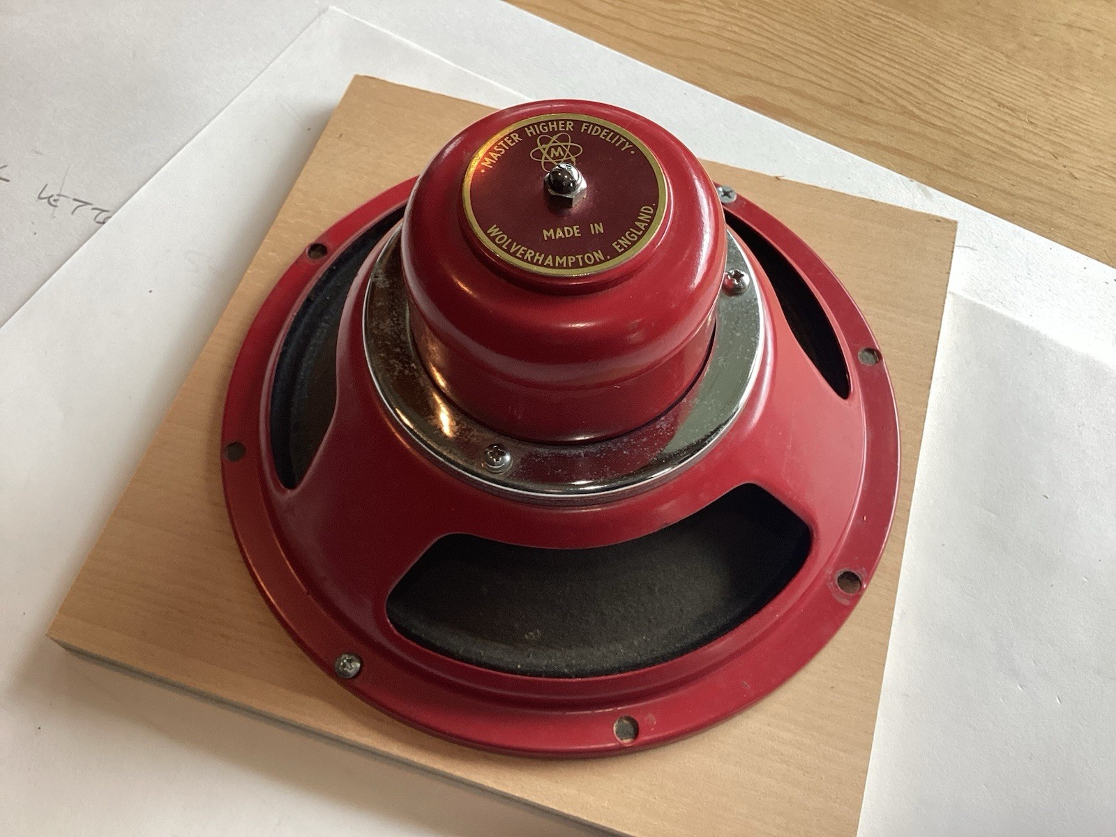 Master Higher Fidelity, 8 Inch Speaker, Highly Sought After W.E Clone