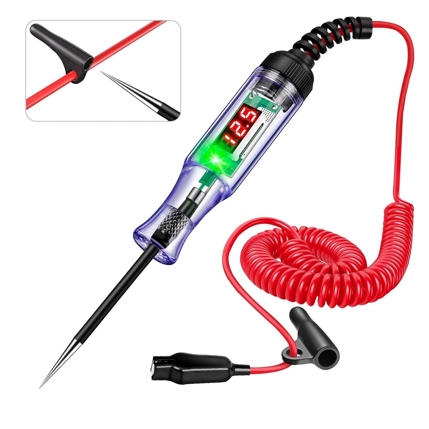 Test Light 3-48V Automotive Digital Fuse Tester – Automotive Voltage Teste