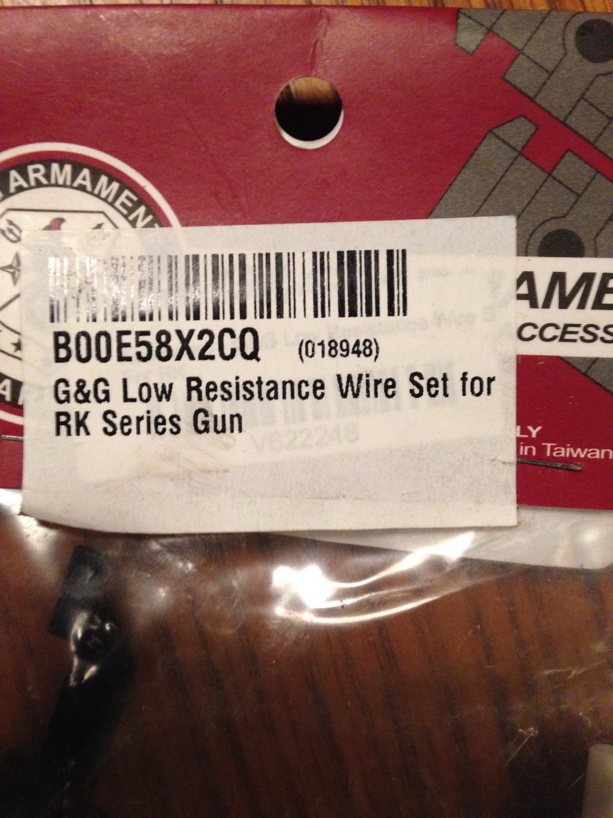 High Performance Low Resistance Wire Set for RK-Series Gun