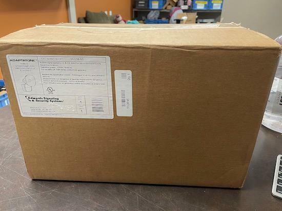 EDWARDS SIGNALING 5532M-N5 ADAPTATONE REMOTE SPEAKER/AMPLIFIER 120VAC 50-60HZ