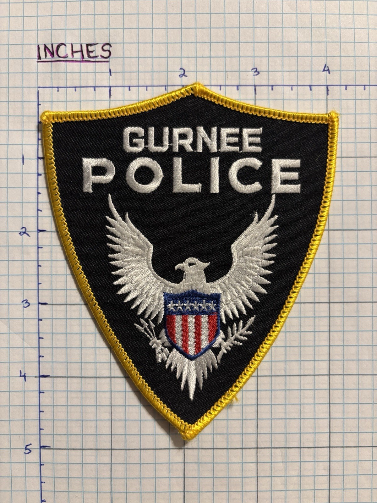 GURNEE, Illinois                                Police Department Patch