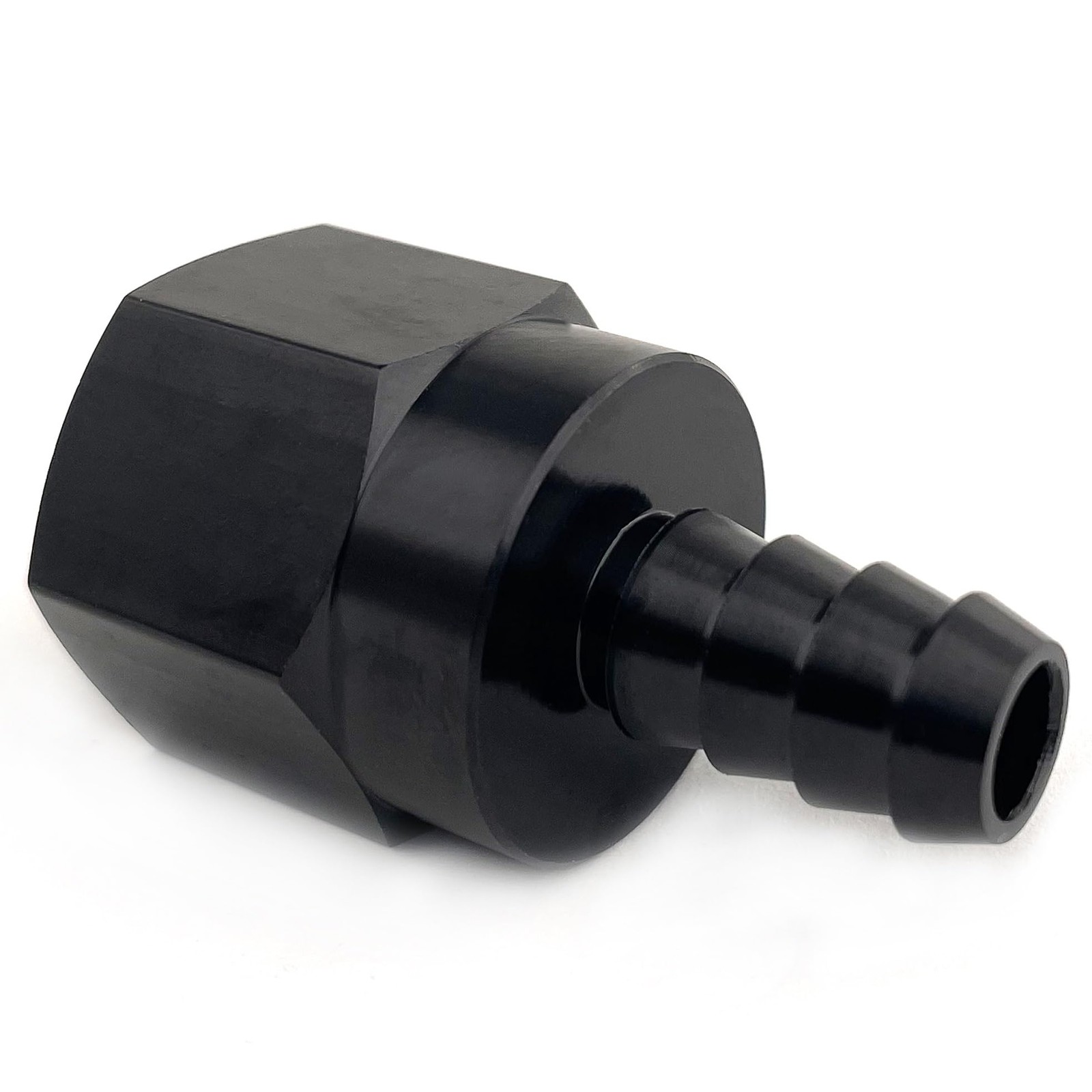 10AN Female to 3/8 Barb Hose Fittings Adapter Aluminum Fuel Line -10 AN Femal...
