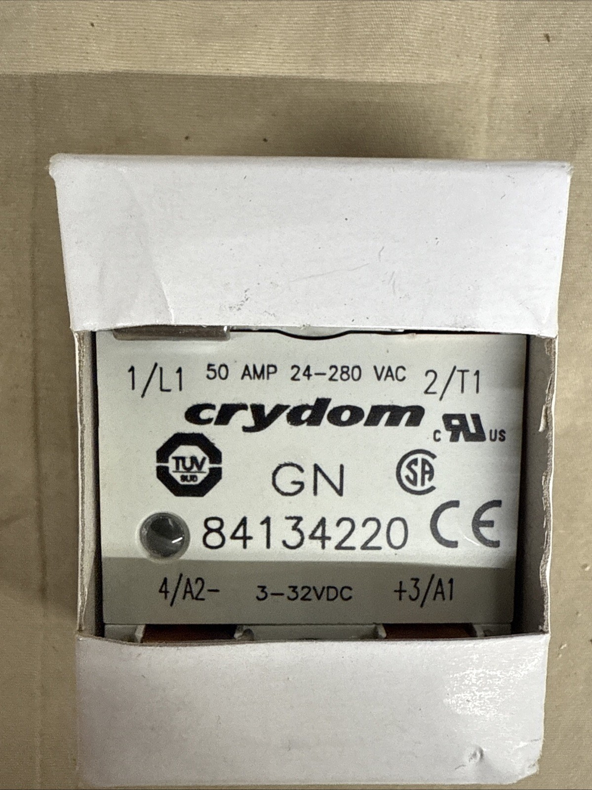 Crydom solid state relay GN 84134220 50 Amp 25-280 VAC