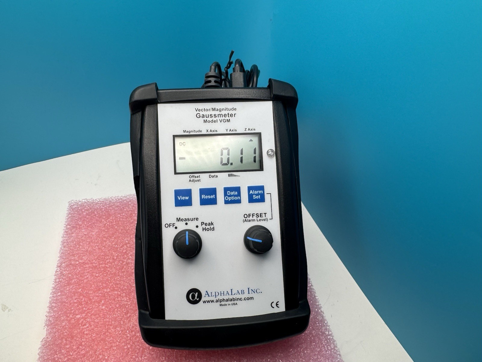AlphaLab Vector/Magnitude Gaussmeter Model VGM