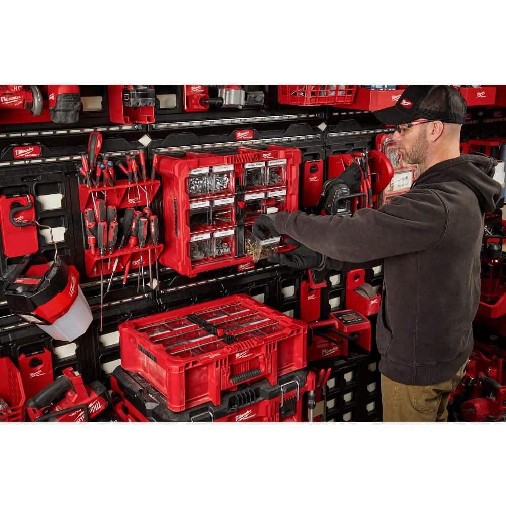 Milwaukee PACKOUT 10 Compartment Tilt Bin Organizer
