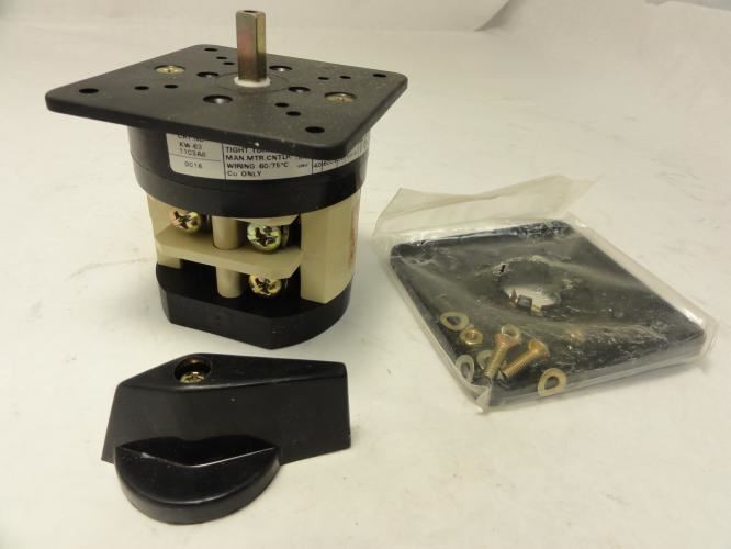 205935 Old-Stock; Electroswitch KW-6311033A8 Cam Rotary Switch; 63A; 600VAC; 3-p