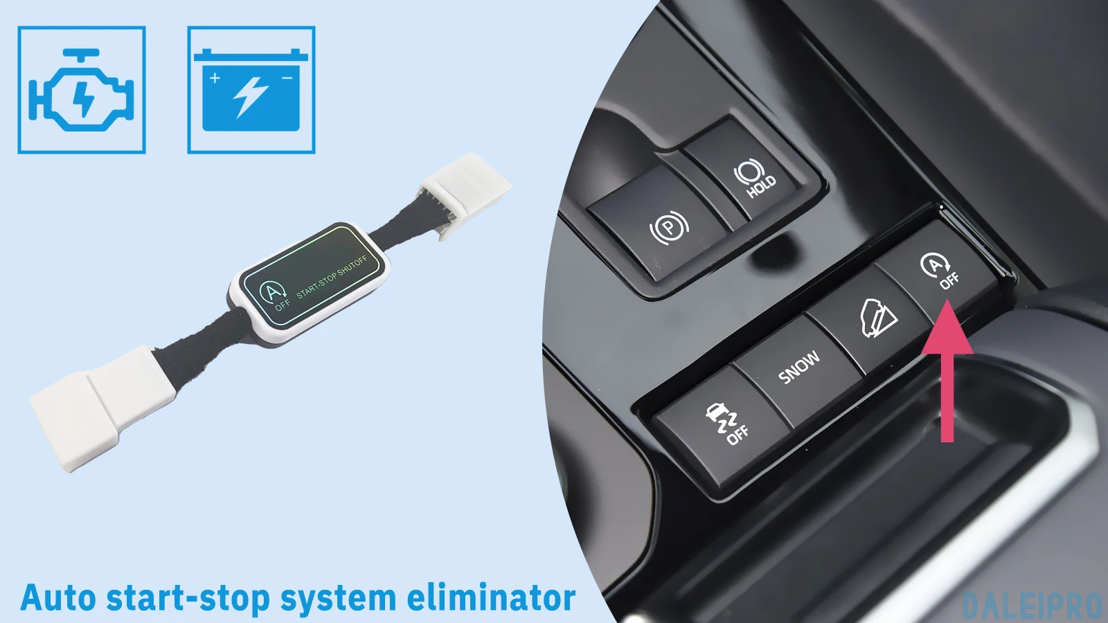 Disable Automatic Start Stop Eliminator Adapto For Highlander 20-25/Tundra 22-25