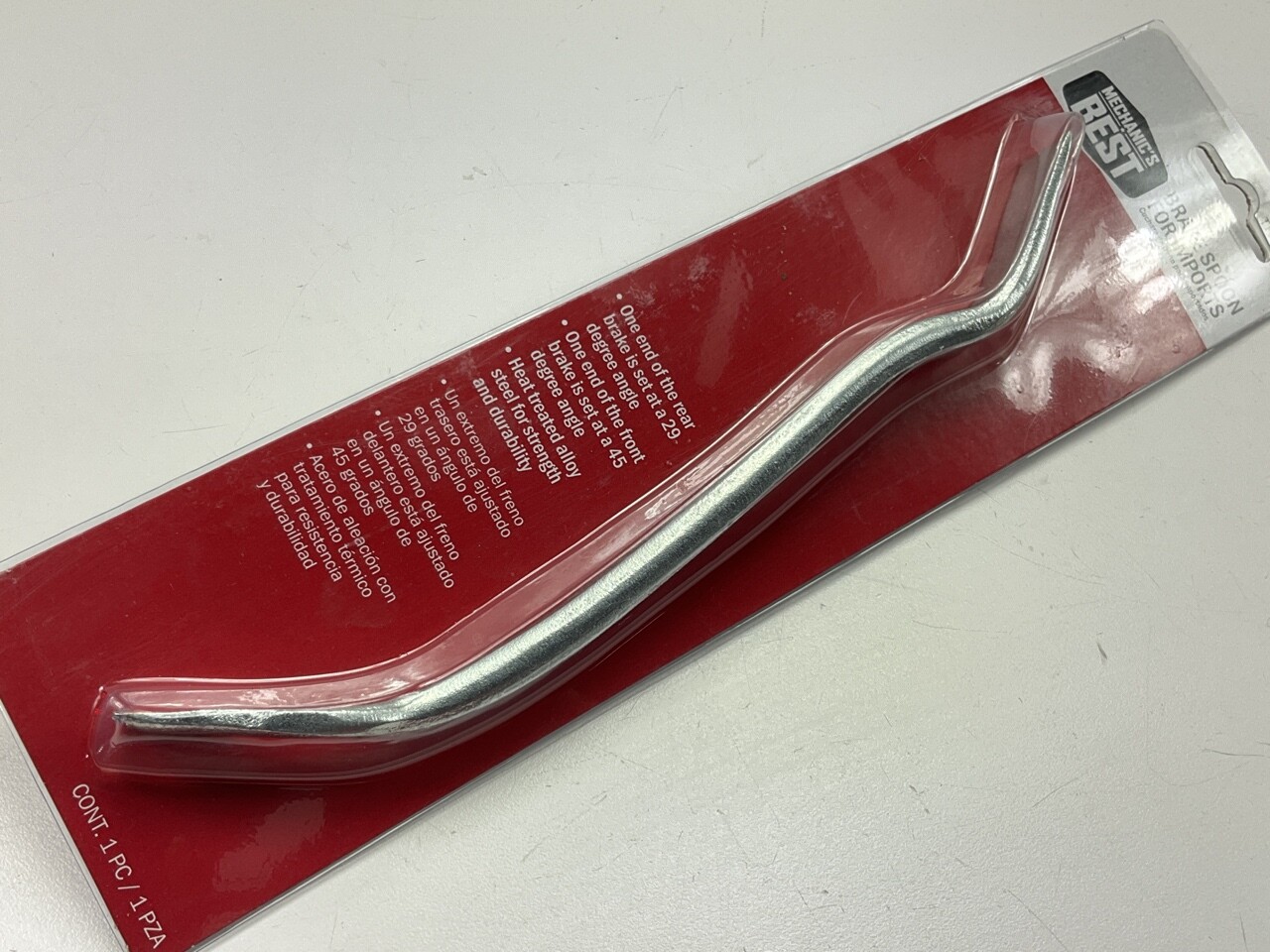 Mechanics TR25239 Brake Spoon Tool For Imports, 7-7/8" Length 29 & 45 Deg Angles