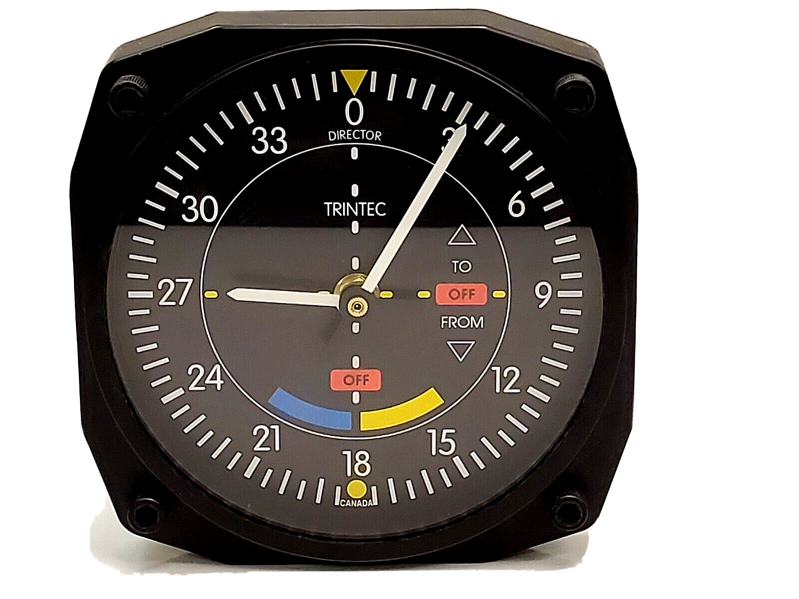 6" VOR Instrument Style Clock