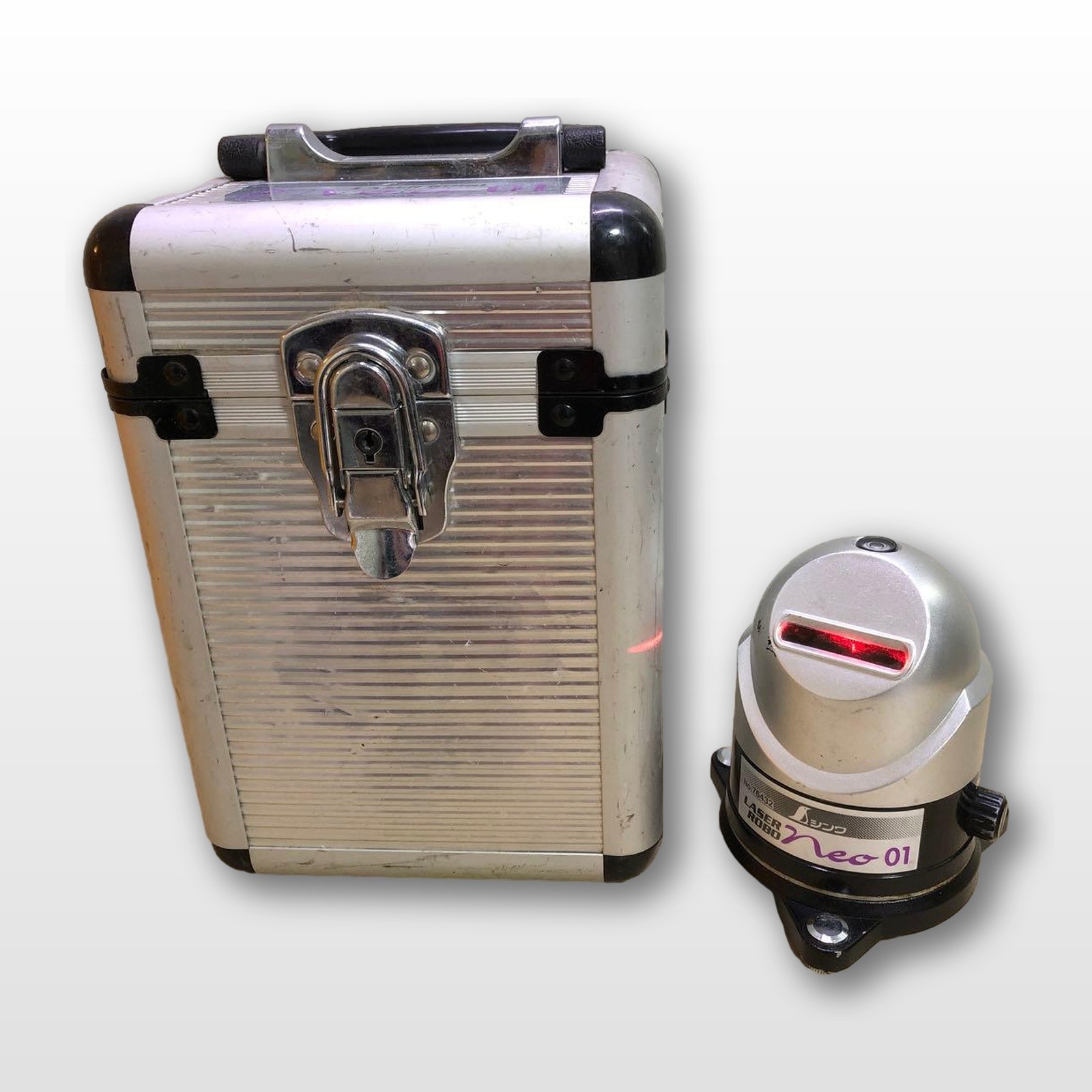 Laser Robo Neo 01 Silver Laser Device with Case Used