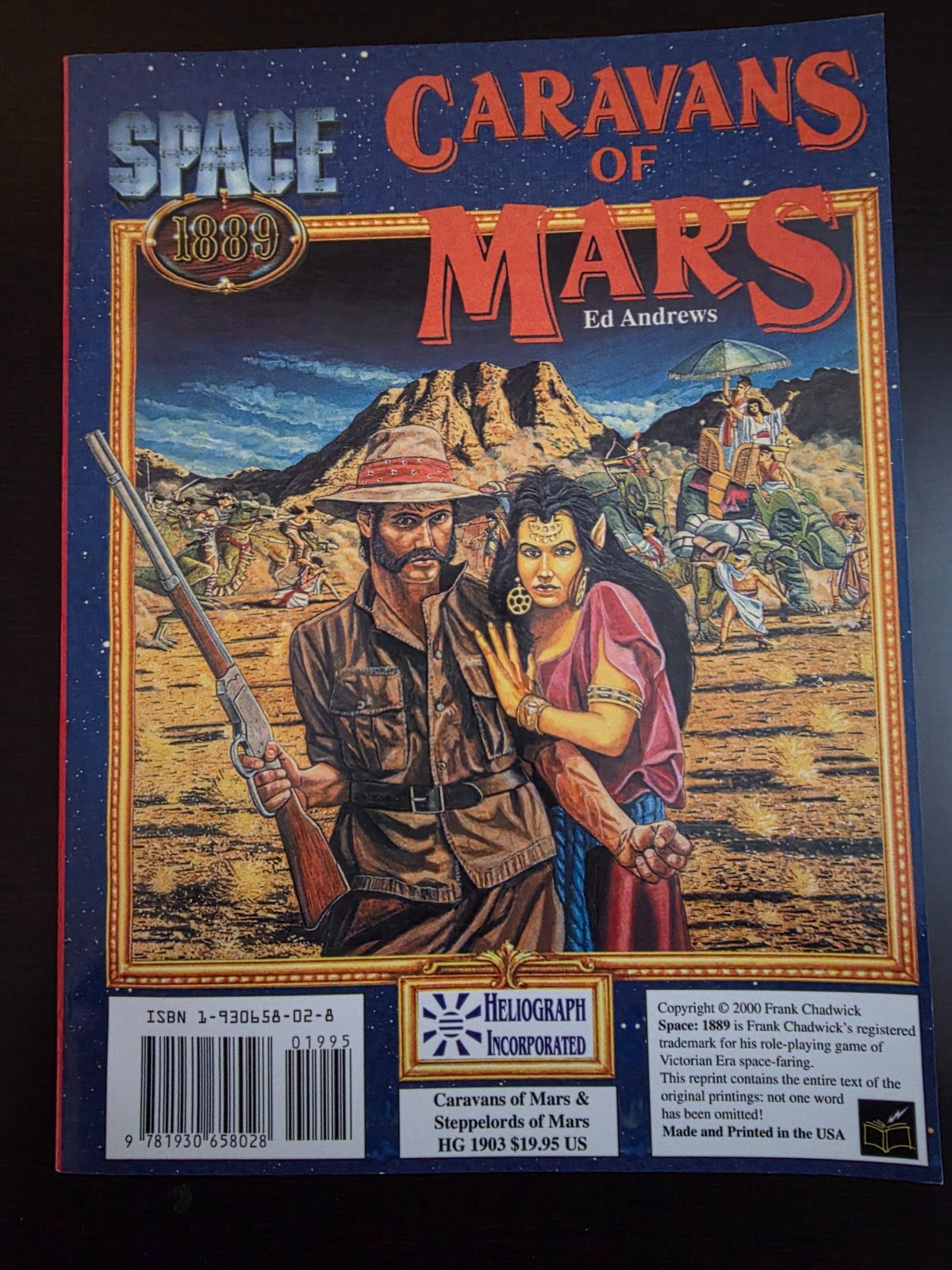 Heliograph Inc.-Space 1889 Caravans of Mars & Steppelords of Mars (POD) NM+