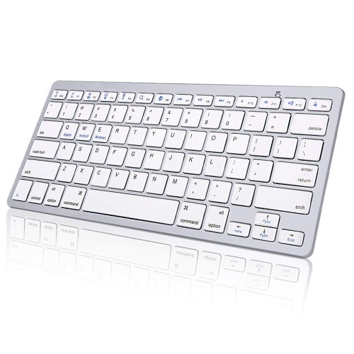 Bluetooth Wireless Keyboard White