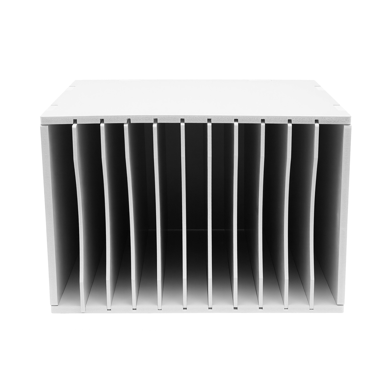 Vertical Desktop Sorter 11-Compartments Paper Storage Holder Document Organizer