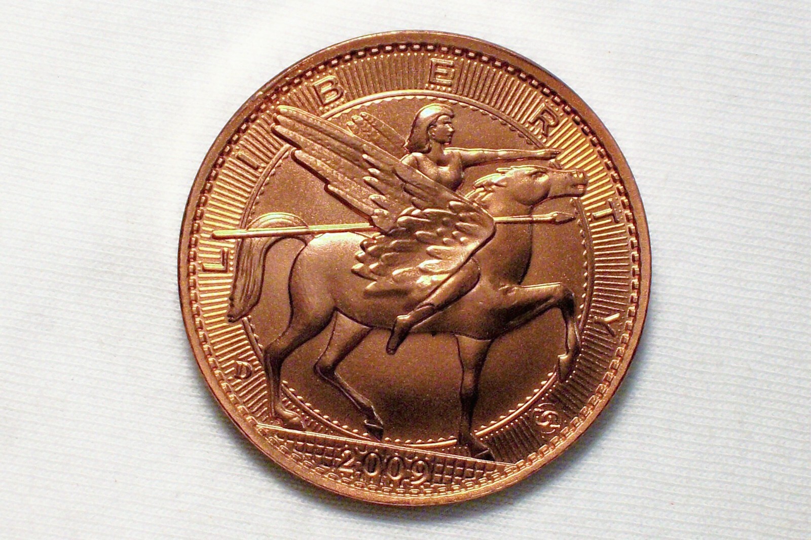 Daniel Carr - 2009 UNA 20 AMERO - Riding Liberty - Pure Copper - Satin Finish