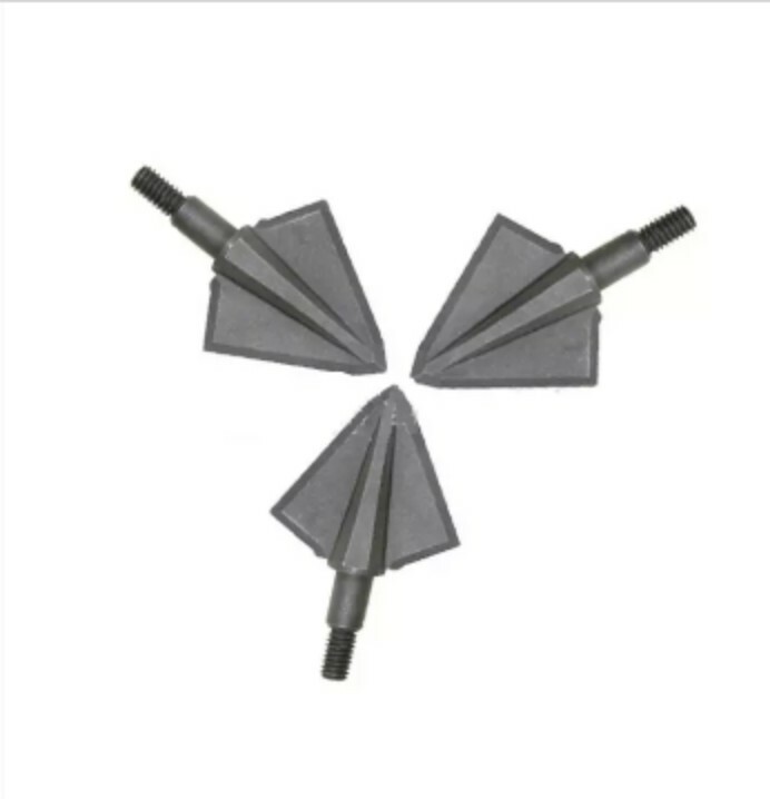 1.1 Inch 2 Blade Broadheads 125 Grain Hunting Broadhead - 3 Pack
