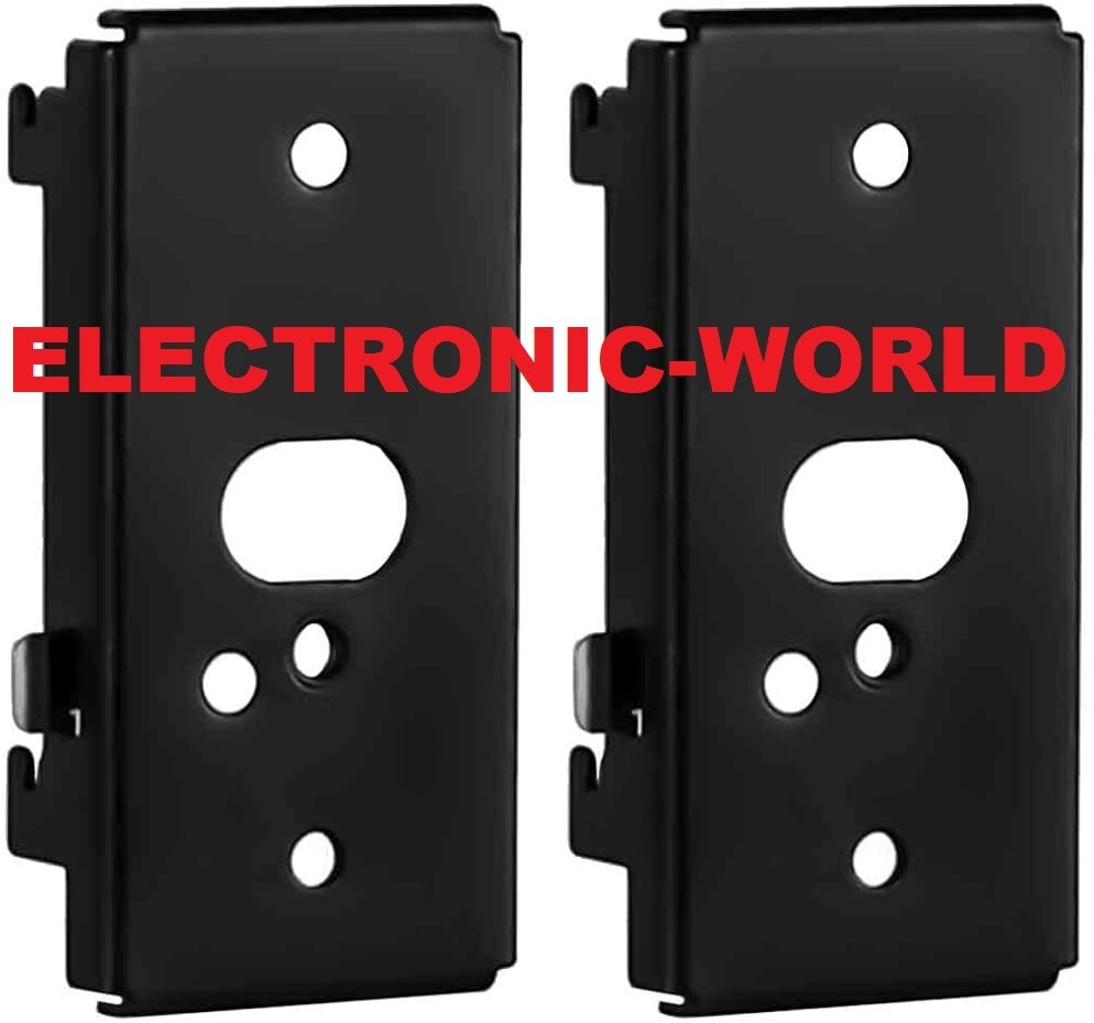 2 MINT Bose Jewel II & Invisible 300 Black SlideConnect Wall Bracket Oval Hole