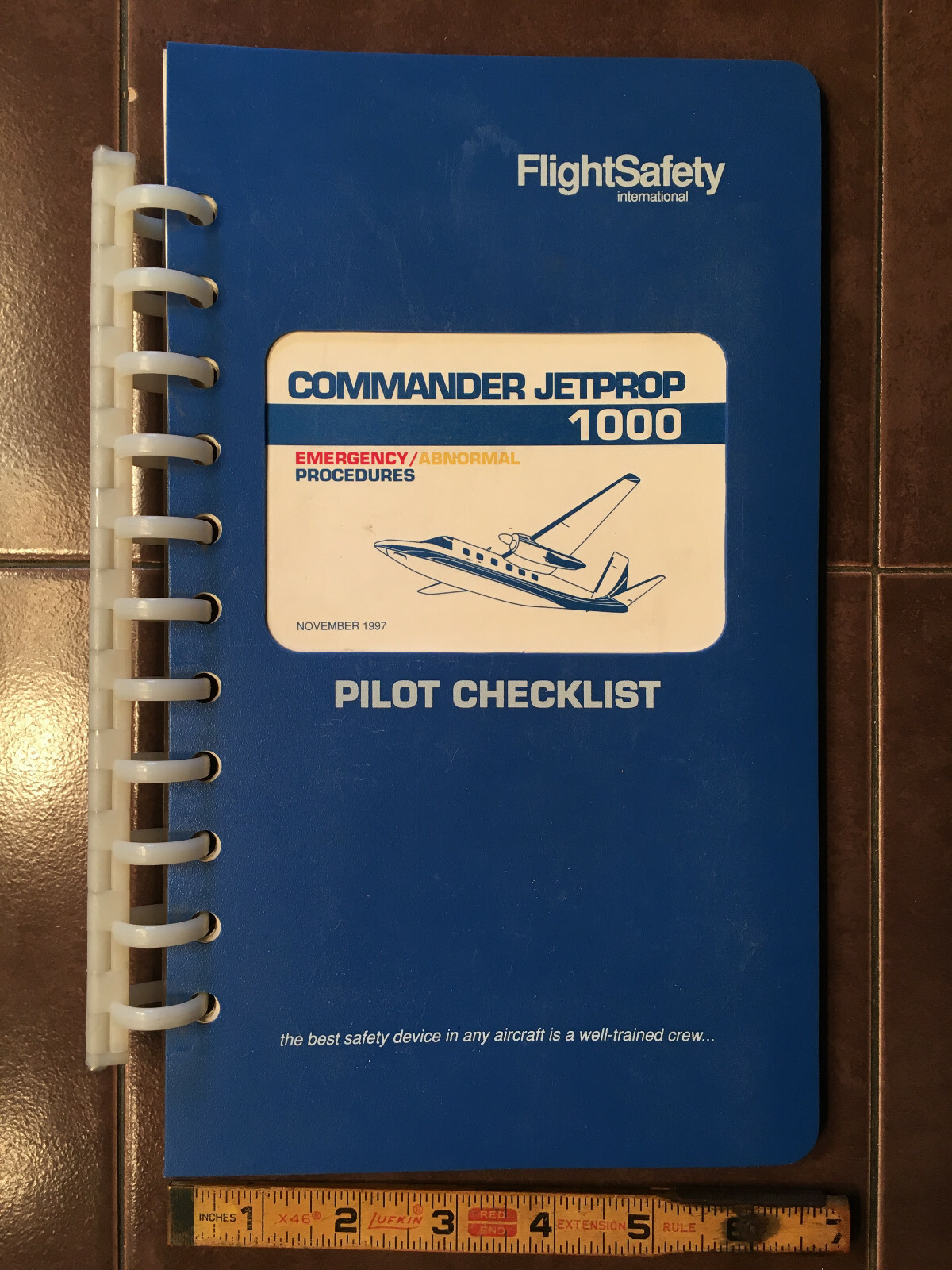 Emergency-Abnormal Procedures Pilot Checklist for Commander Jetprop 1000.