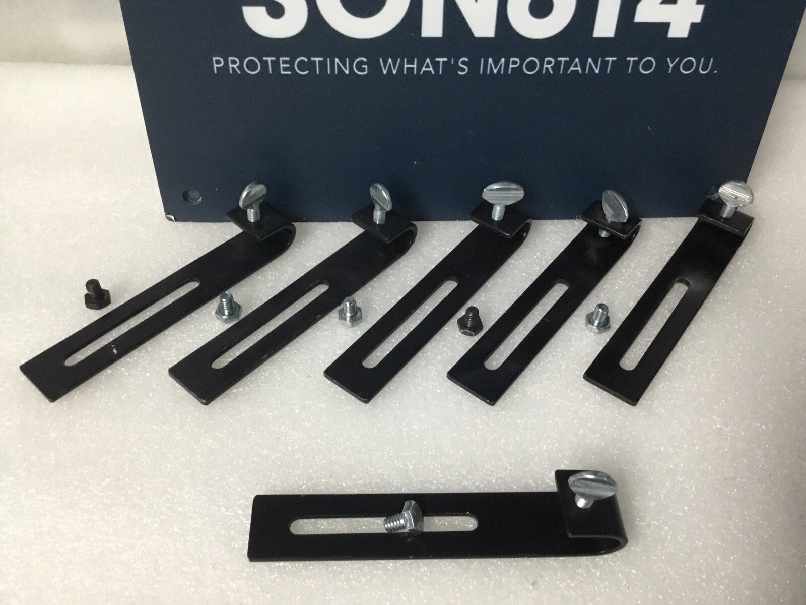 4 pcs Mounting Brackets, J Shape, J Hook, for CCTV Security Surveillance Camera