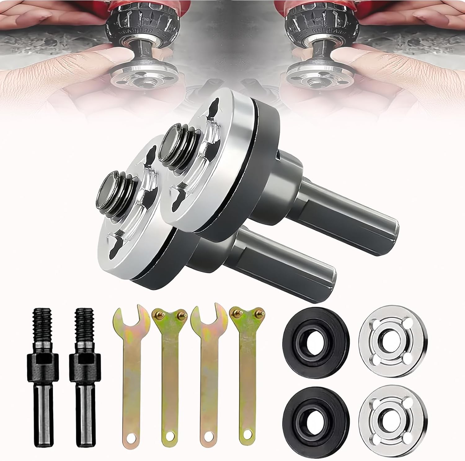 Electric Drill Angle Grinder Connecting Rod Set, 2 Set Angle Grinder Connector
