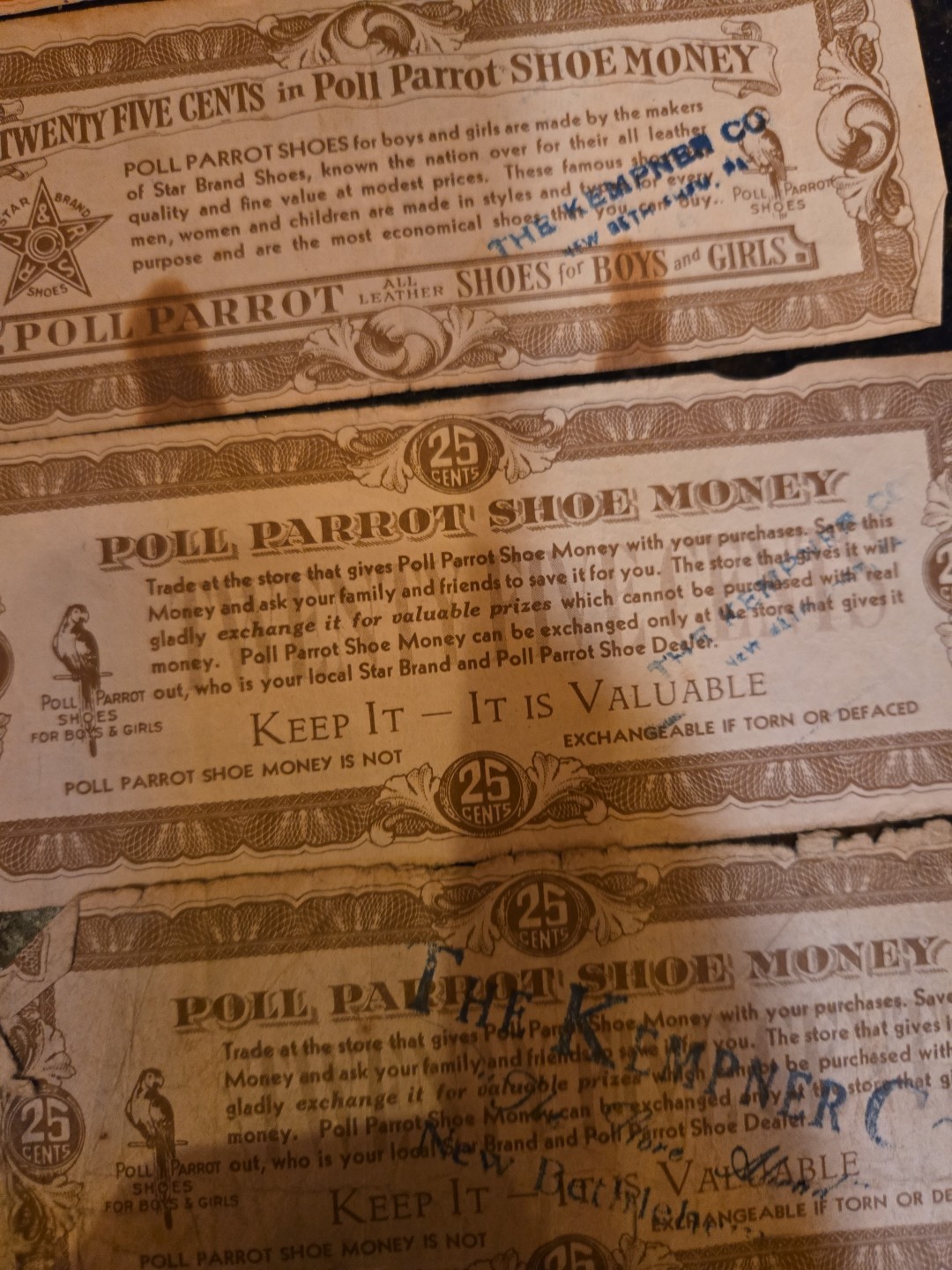 Poll Parrot Shoe Money Lot
