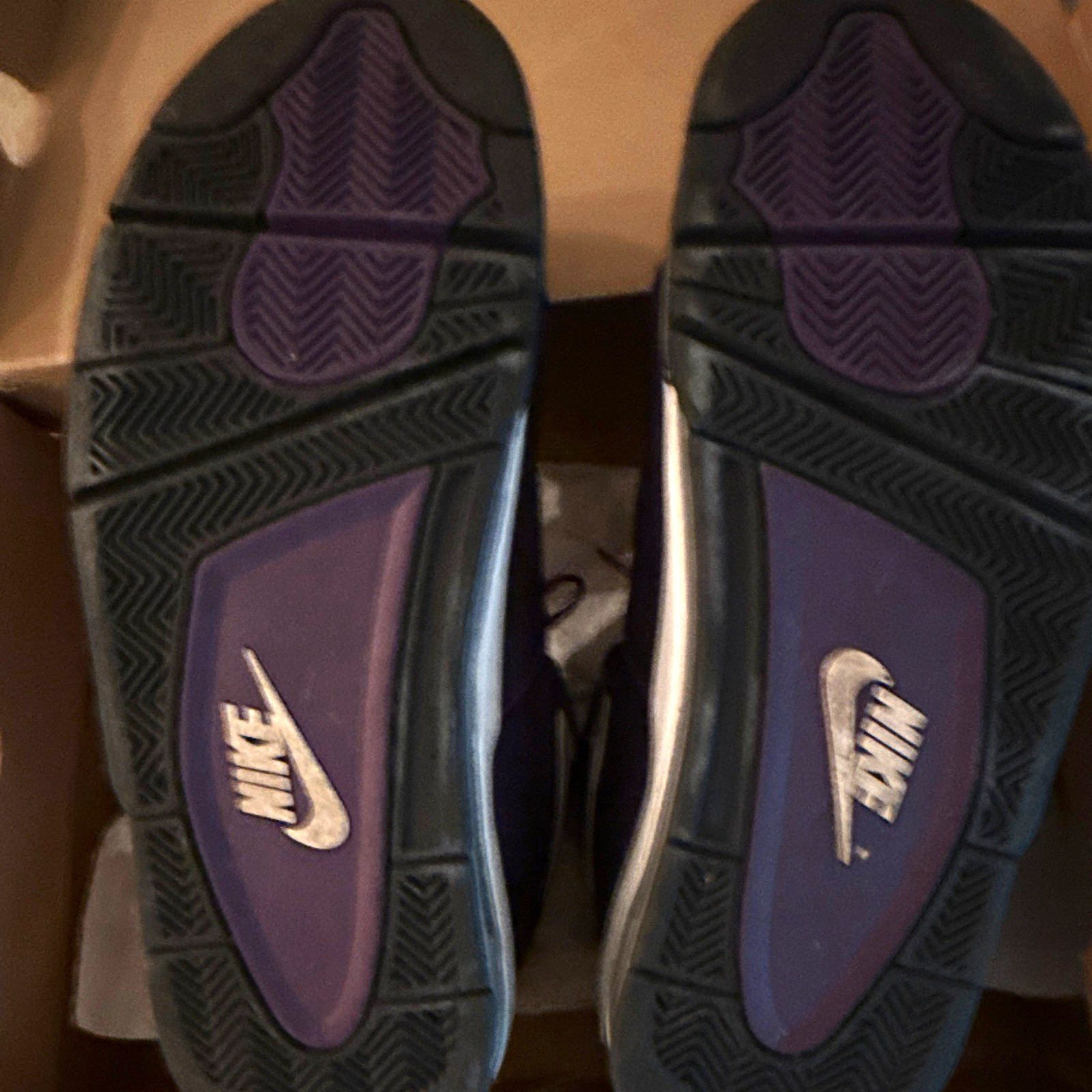 Nike Air Flight 89 HOH Mid Top Sneakers Purple/White 513795-510