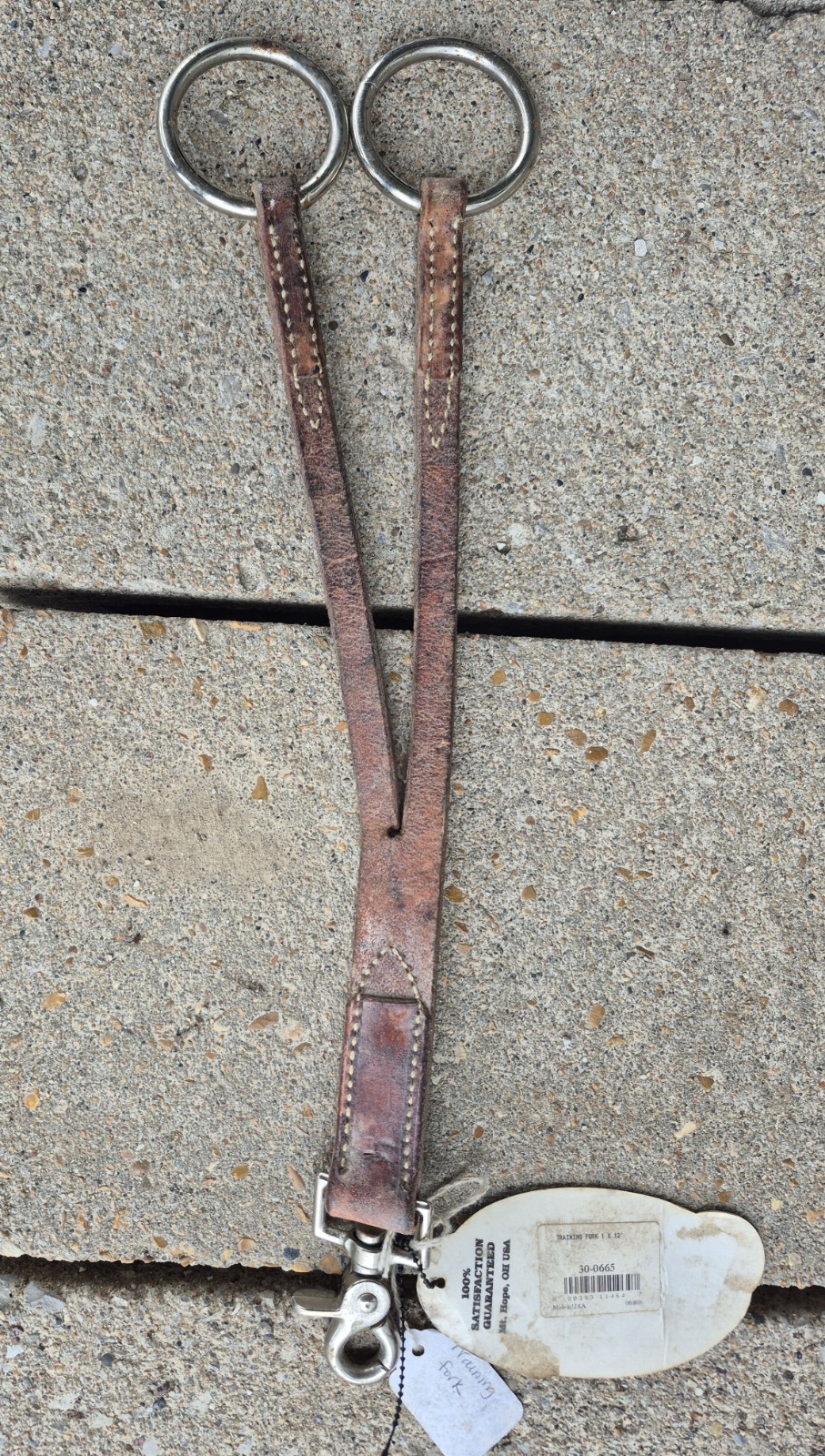 NEW - Weaver Leather Training Fork - Breast Collar Attachment - 1" x 12"