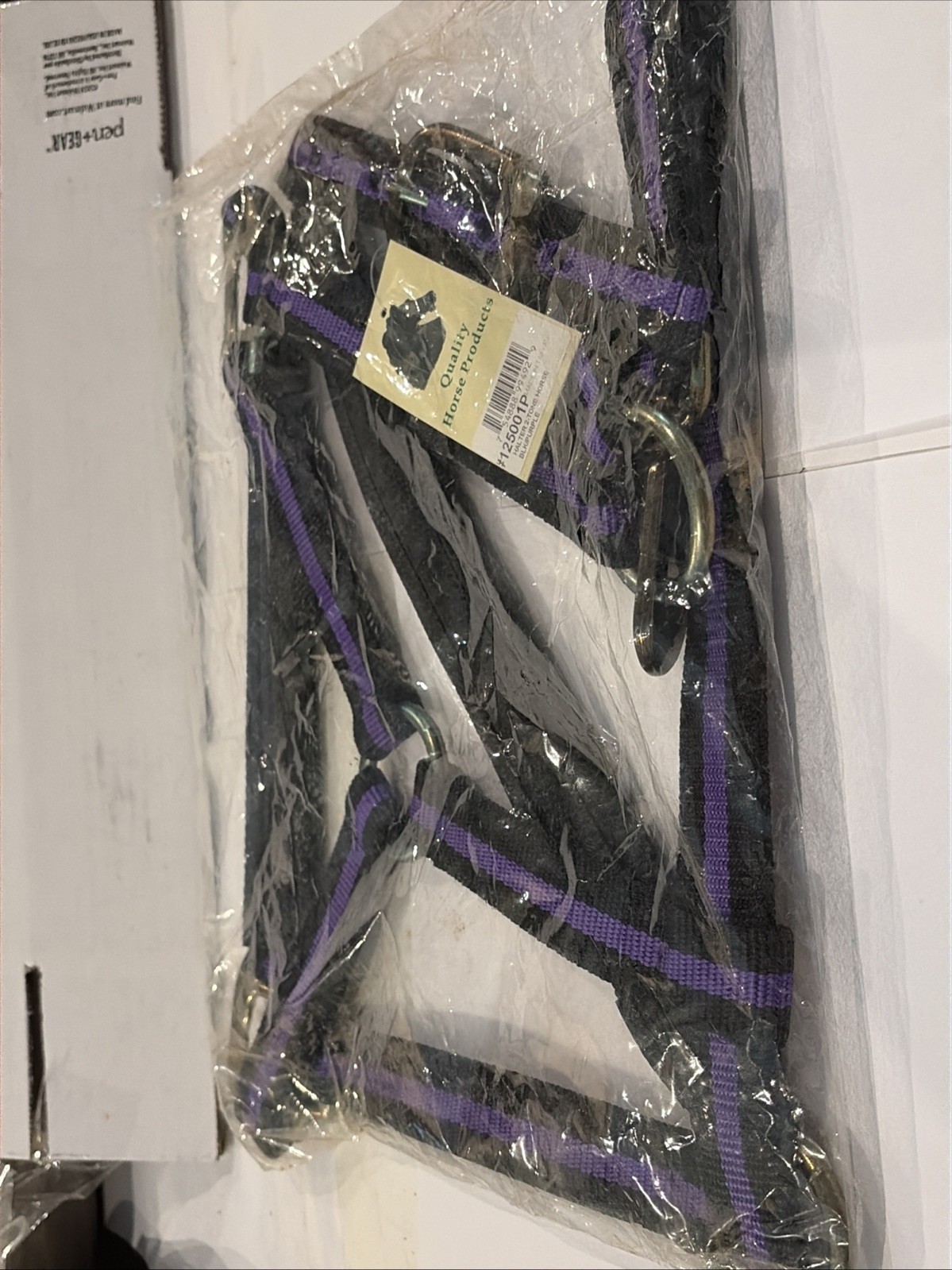 Purple Black Horse Halter