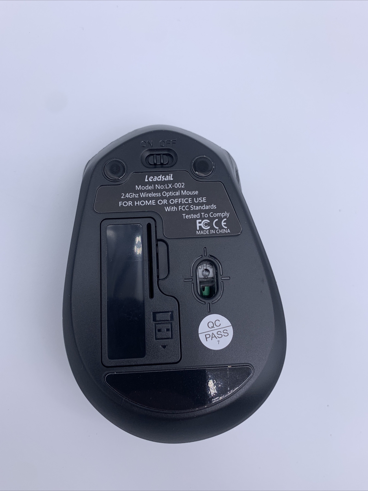 LeadsaiL LX-002 Wireless Computer Optical Mouse Dark Blue & Black