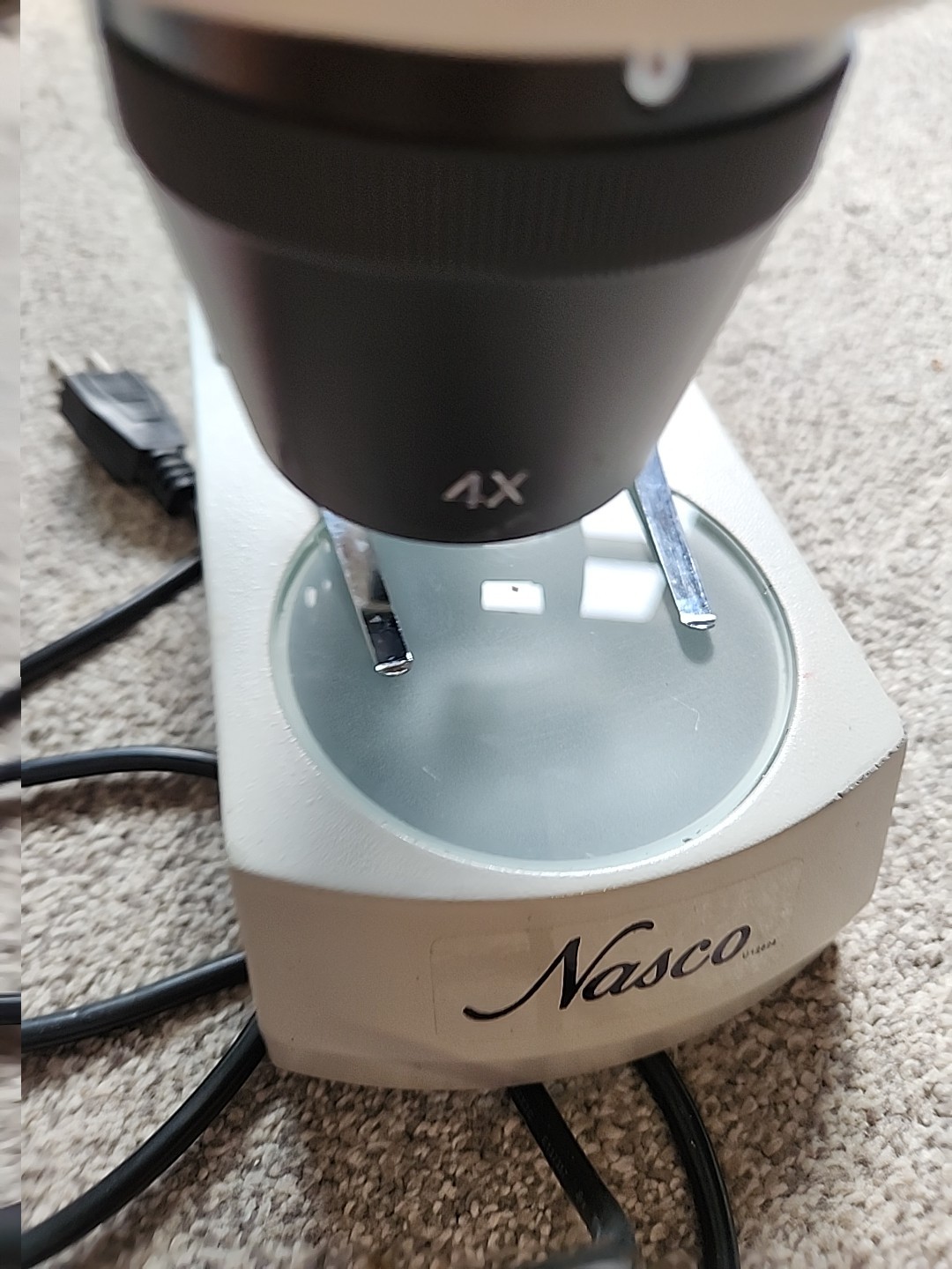 Nasco Stero Tri Power Microscope Top Bottom Lighting