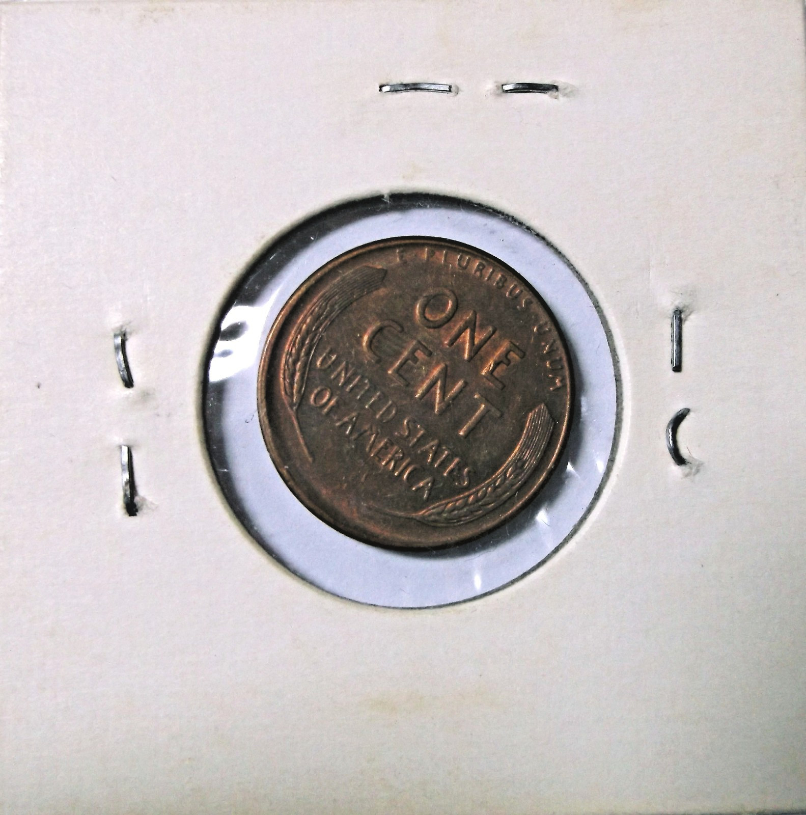 1949 D Lincoln Cent Error O/C