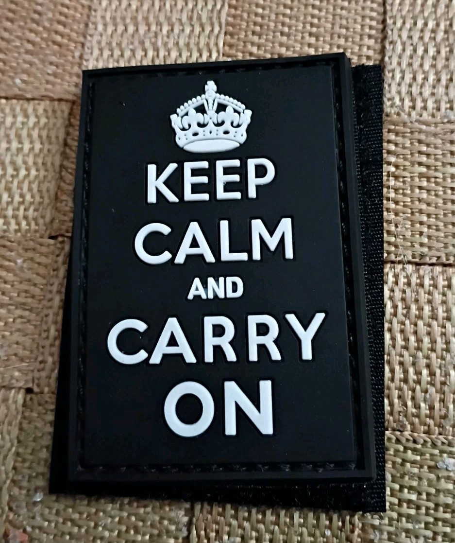 Keep Calm and Carry On Morale Patch