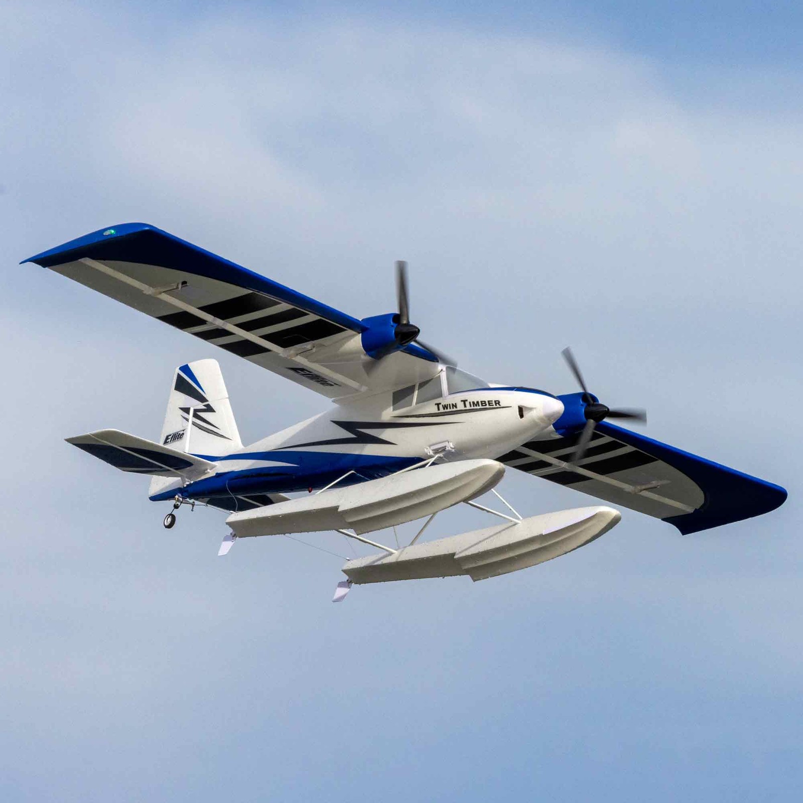 E-flite RC Airplane Twin Timber 1.6m BNF Basic with AS3X and SAFE Select