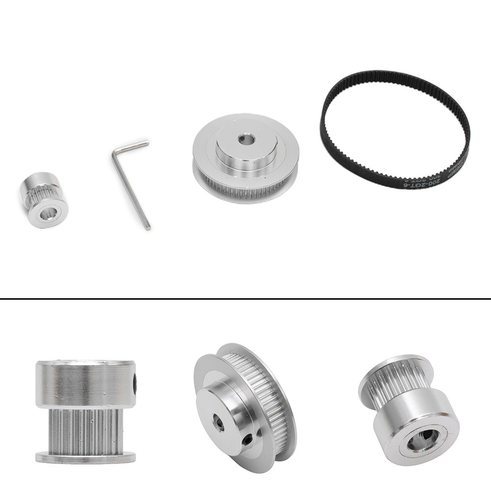 GT2timing Belt Closed Loop 200mmpulley With 20 Teeth & 60 Teeth For 3D Printers