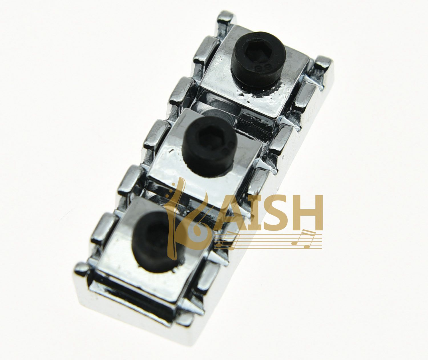 43mm Chrome Guitar Locking Lock Nut String Lock for Floyd Rose Guitar