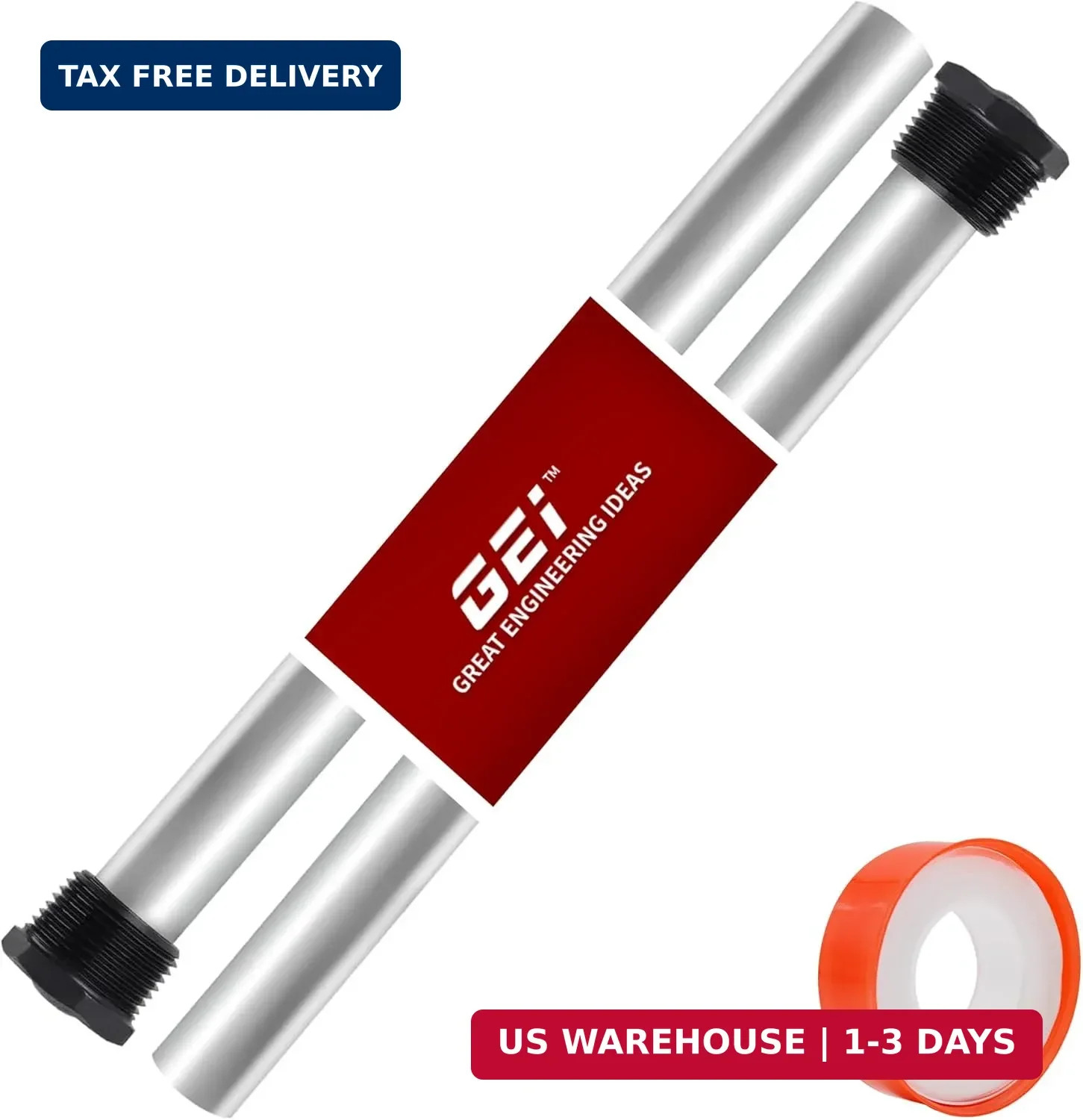 2 Pack RV Water Heater Anode Rods, Anode rod for RV hot water heaters, Replaceme